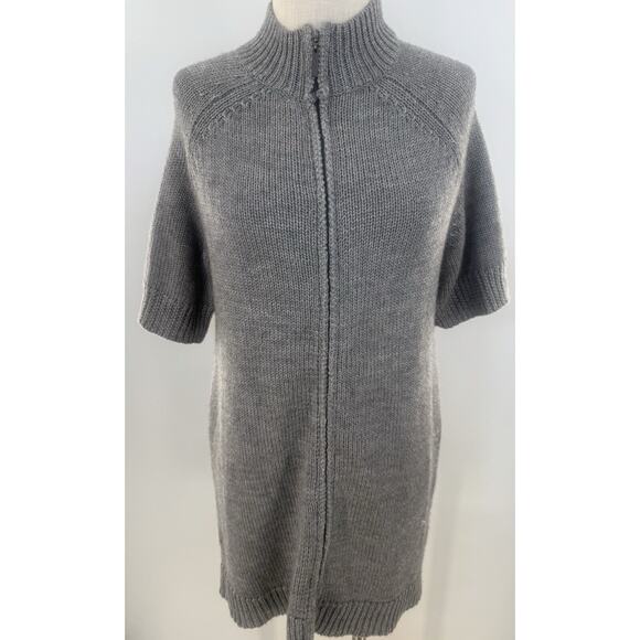 Coldwater Creek Women’s Cotton Dress Gray Knit Sz M (10-12) - Picture 3 of 5